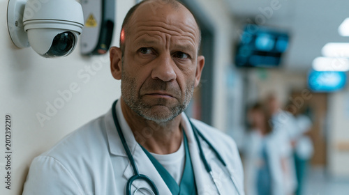 Doctor in a Hospital Hallwa...