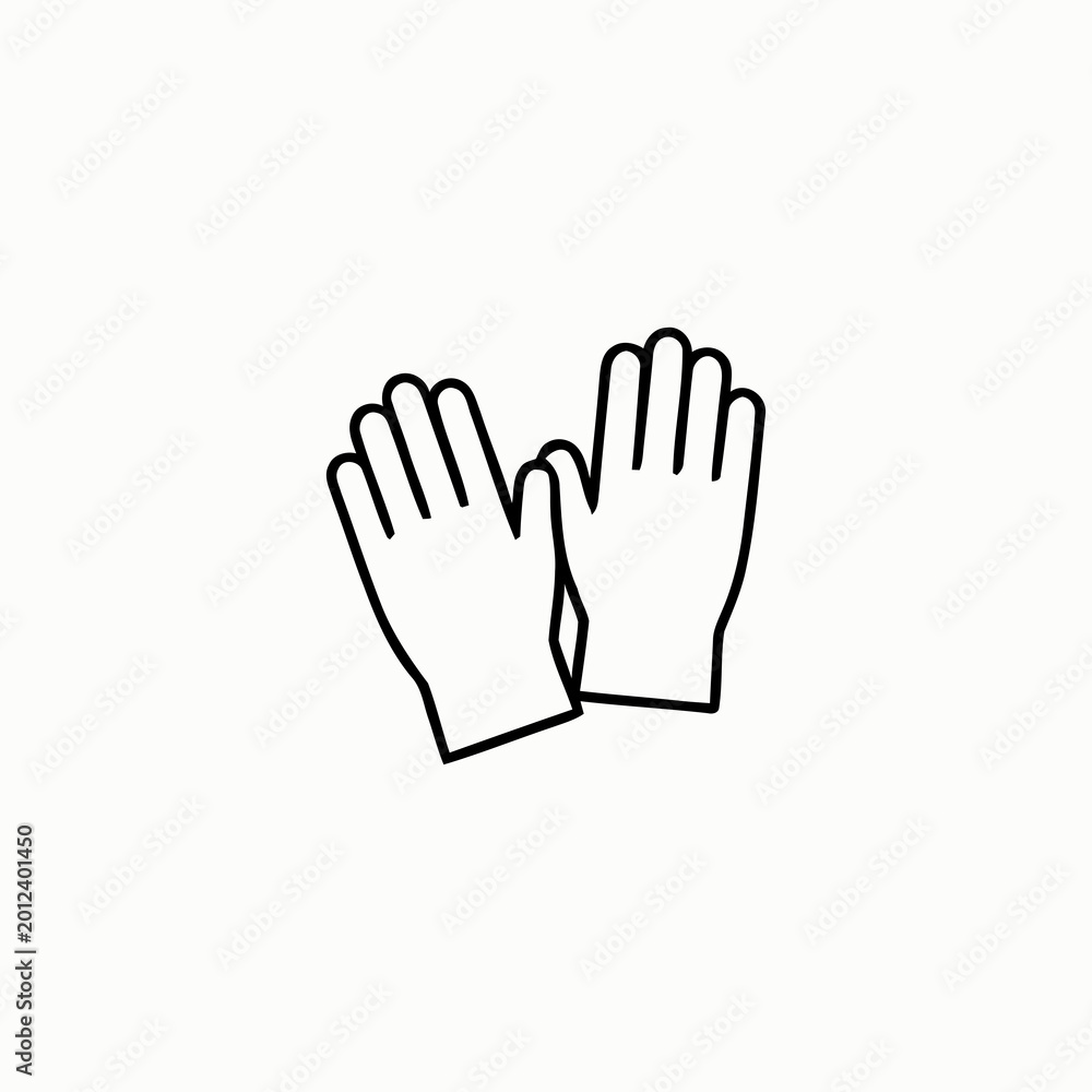 Obraz premium Two hands clapping gesture illustration isolated on white background