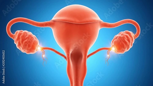 4K Medical Animation of Female Reproductive Anatomy