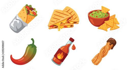 Mexican Fiesta Food and Spicy Snacks Set