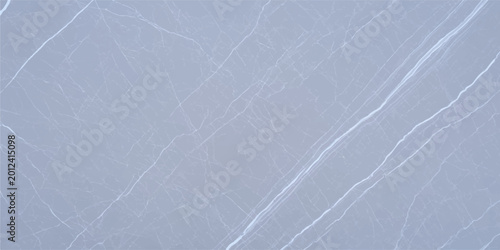 Cuadro en lienzo Bluish gray marble texture background, smooth polished stone surface, faint whit