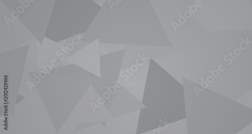 Bild auf Leinwand Angular facets in charcoal grey
