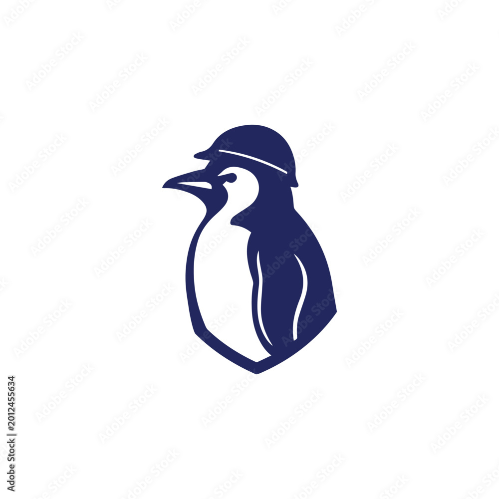 Obraz premium Penguin Guard Logo