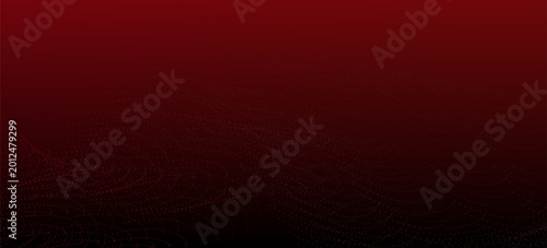 Illustration abstract red background, element with light line pattern, geometric shape, red cyber space background. Vector digital network communication, futuristic data technology, connect concept