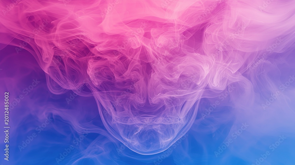 Fototapeta premium Abstract dimensions of mind-body health in a vibrant smoke art studio - conceptual digital artwork