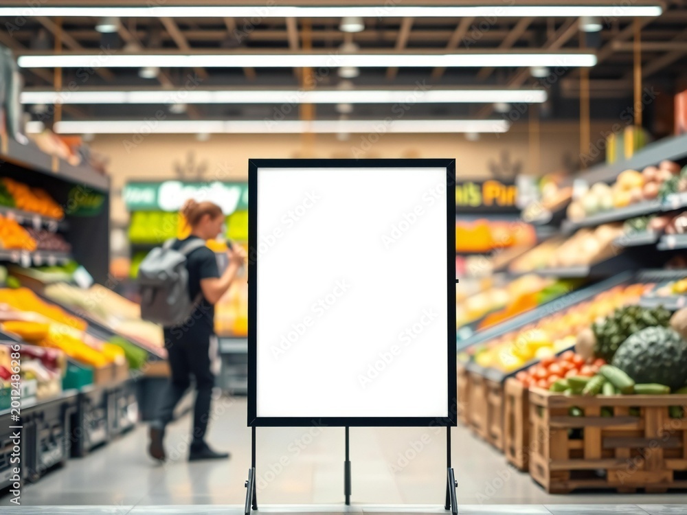 Obraz premium Supermarket produce section
