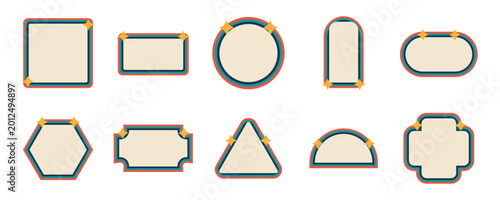 Geometric Shape Frames