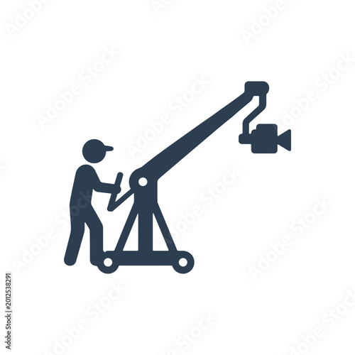 Fotografía Camera Crane Operator icon