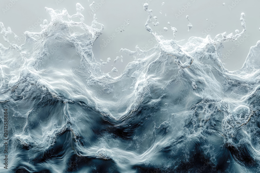 Fototapeta premium Minimalist Abstract Water Surface with Light Reflections