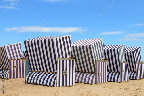 Tableau sur toile Beach on the Baltic coast closeup
