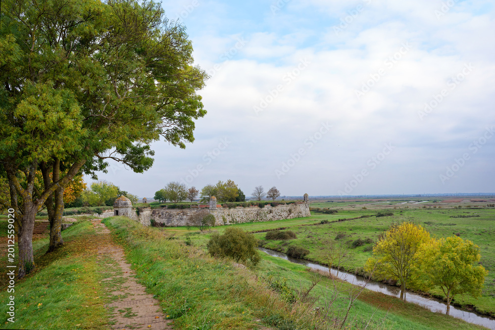 Naklejka premium Hiers-Brouages village in Charente-Maritime