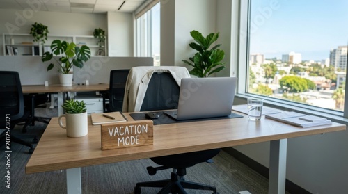Office desk with 