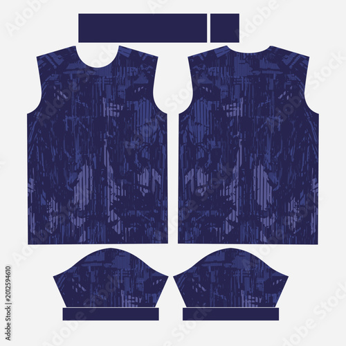 Abstract Pink and Dark Purple Geometric Sports Jersey Sublimation Print Pattern Design