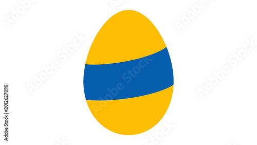 Schilderij op canvas Minimalist hand-drawn egg shaker percussion instrument continuous line vector il