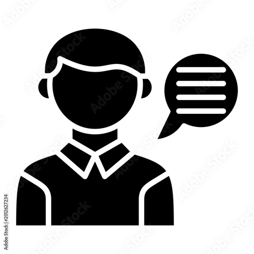 Fotografie Rumor Vector Icon