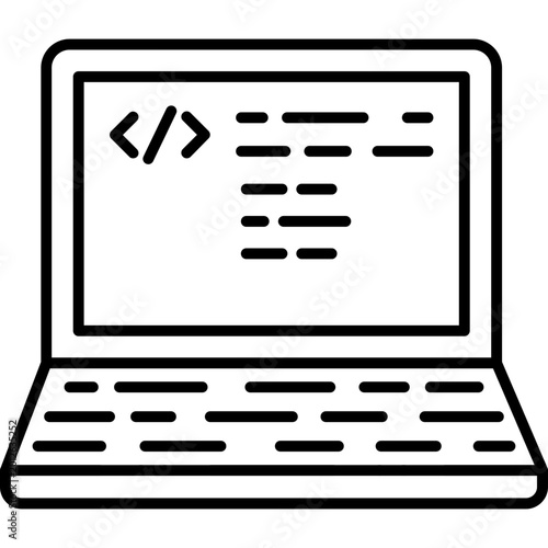 Vászonkép Programing Icon