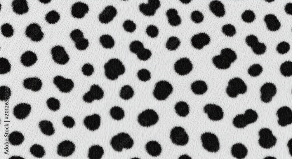 Obraz premium seamless dalmatian dog fur pattern