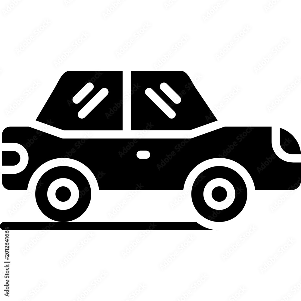 Fototapeta premium Car Vector Icon