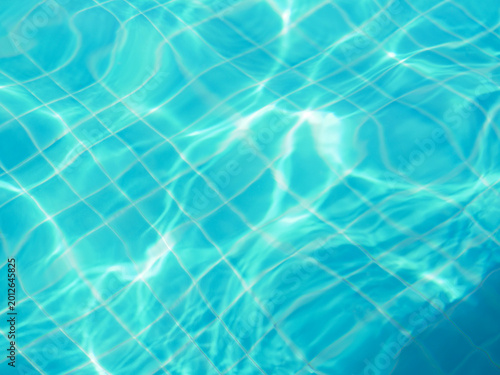 Картината върху платно Blue ripped water in swimming pool