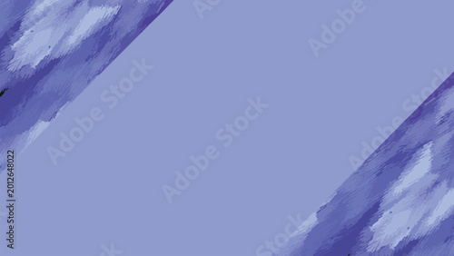 Fotografie Soft periwinkle blue background with decorative textured brushstroke elements in