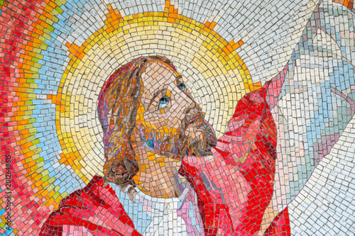 Fotografía Mosaic of the Proclamation of the Kingdom of God, the Third Luminous Mystery of the Rosary – Sanctuary of the Queen of Peace, Medjugorje