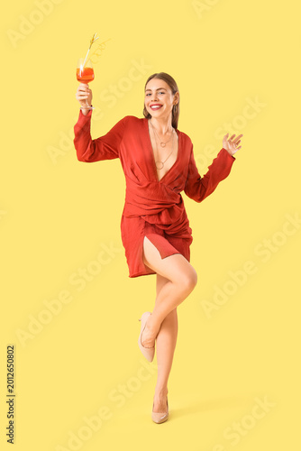 Beautiful young woman with ...