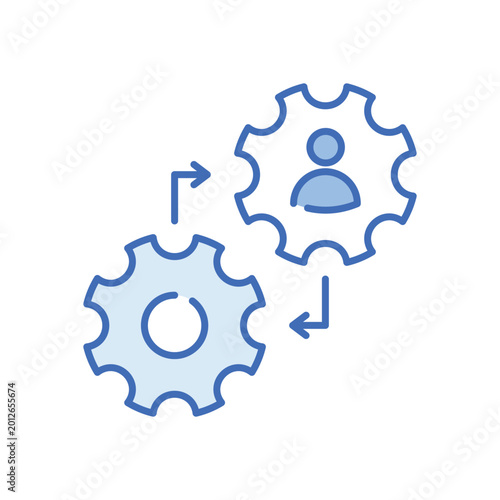 Process Management vector icon