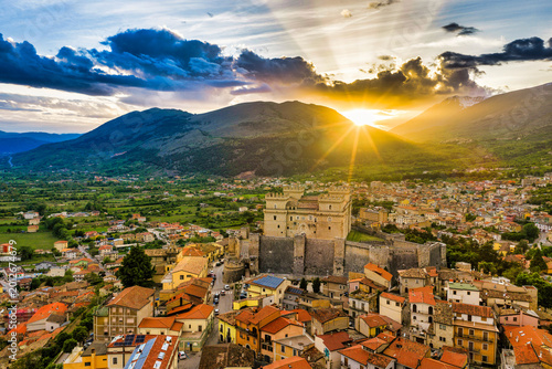 Tramonto a Celano