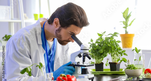 Male agricultural engineer ...