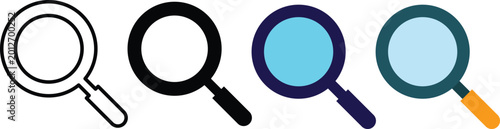 Fotografía Search icon set