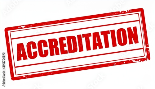 ACCREDITATION Stamp – Certification & Recognition Symbol