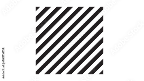 Diagonal black and white stripes pattern on a square background with straight line graphic design stripe pattern diagonal geometric abstract background contrast parallel repeated