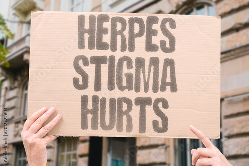 фотографія "Herpes Stigma Hurts" Social shame around herpes diagnosis prevents people from seeking testing or treatment