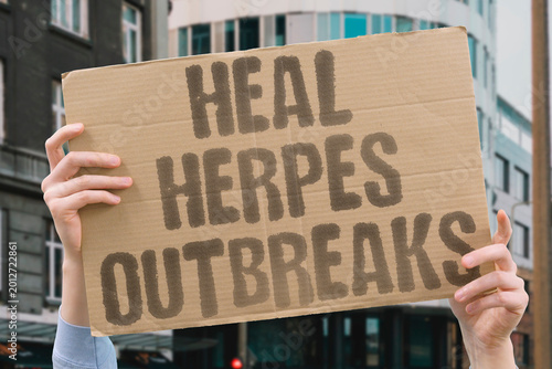 Photos "Heal Herpes Outbreaks" Antiviral therapy shortens outbreak duration and reduces the frequency of recurrences