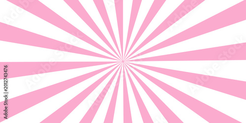 Bild auf Leinwand Radiating rays of pink and white burst forth from a central point, this artwork is bursting with energy and cheerfulness, offering a versatile visual element to projects