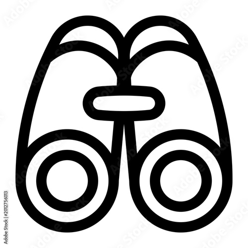 Photos Binoculars Outline Icon, Optics Vision, Magnification Scout