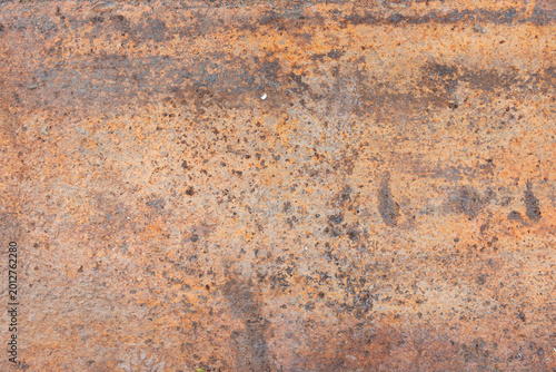 Rusty Metal Texture Background with Weathered Industrial Surface and Vintage Grunge Pattern