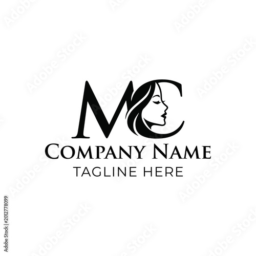 Beauty Fashion Letter MC Logo - Vector Illustrator logo