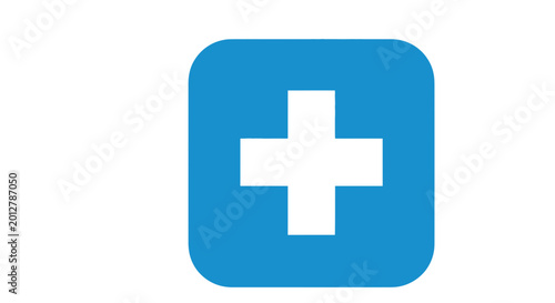 A Modern Symbol Representing Medical Aid, Healthcare, And First Responder Services