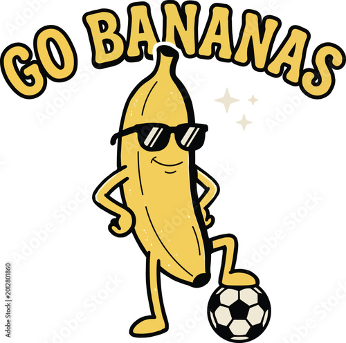 Go Bananas Soccer Game Day Fun Design