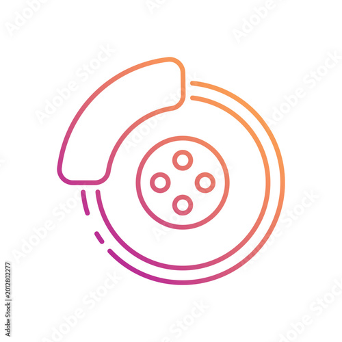 Photos Brakes vector icon