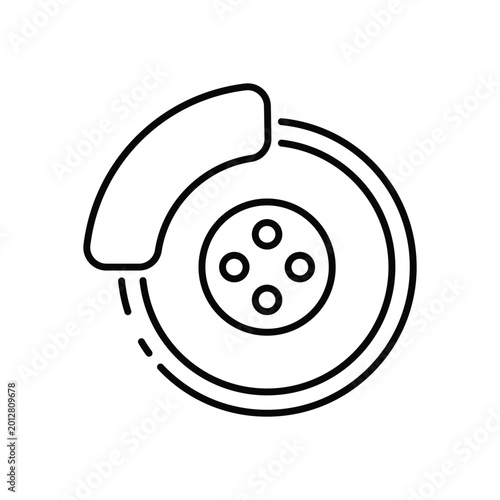 Photos Brakes vector icon