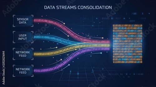 Data Streams Consolidation: Sensor, User, and Network Data Input Analysis