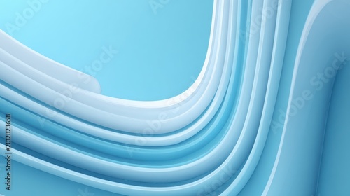 Sleek and Modern Blue Background with Soft Curves Perfect for Abstract Designs, Minimalist Themes, and Creative Projects in Art and Technology