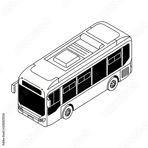 Photos Bus Vehicle Transport Side View.