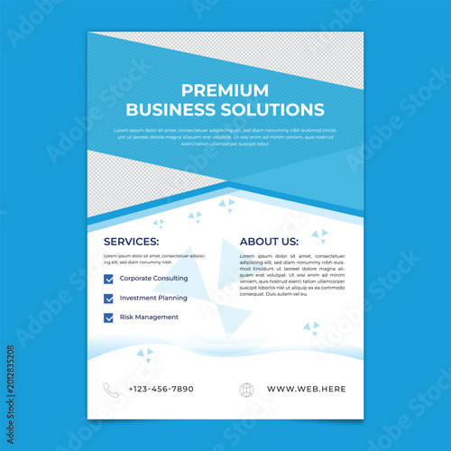 Startup Business Corporate Flyer Template for Company Promotion