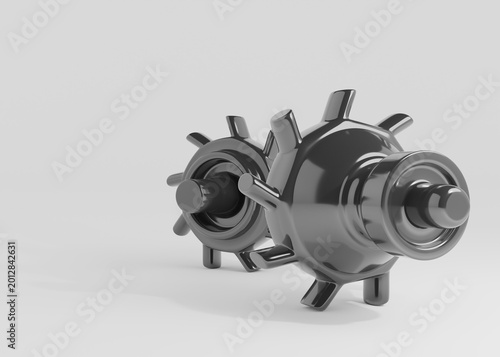 Fotografie Gears, 3d render