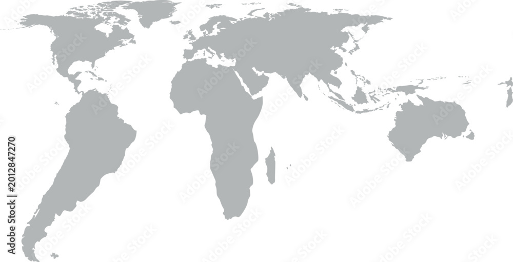 Fototapeta premium Classic World Map for International Travel and Business Vector Illustration