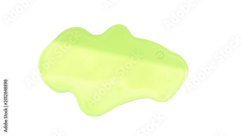 Green Dishwashing Liquid Puddle 