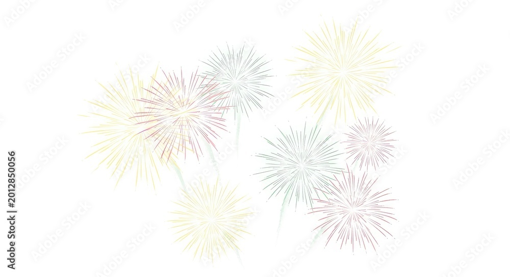 Obraz premium Festive american independence day firecrackers vibrant patriotic celebration still life for july 4th designs